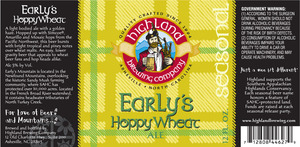 Highland Brewing Co. Early's Hoppy Wheat December 2015