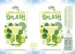 Bud Light Lime Lime-a-rita Splash