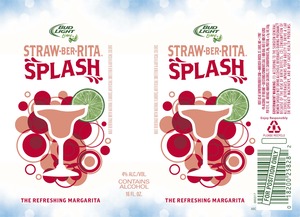 Bud Light Lime Straw-ber-rita Splash December 2015