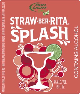 Bud Light Lime Straw-ber-rita Splash