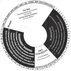 Fat Ash Sweet Stout Brewed With Cinnamon December 2015