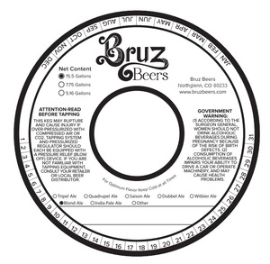 Bruz Beers Blond Ale