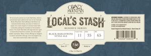 Crazy Mountain Brewing Company Local's Stash January 2016