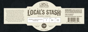 Crazy Mountain Brewing Company Triple January 2016