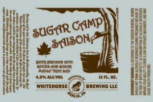 Whitehorse Brewing, LLC Sugar Camp Saison January 2016