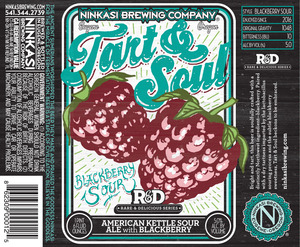 Ninkasi Brewing Company Tart & Soul Blackberry Sour