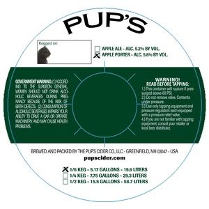 Pup's Apple Porter