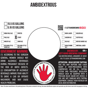 Left Hand Brewing Company Ambidextrous