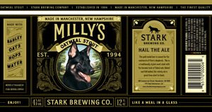 Stark Brewing Company Milly's Oatmeal Stout December 2015