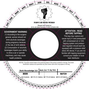 Paducah Beer Werks Dark Knowledge 2.0