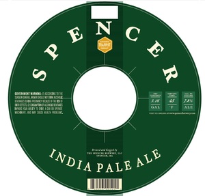 Spencer Trappist India Pale Ale December 2015