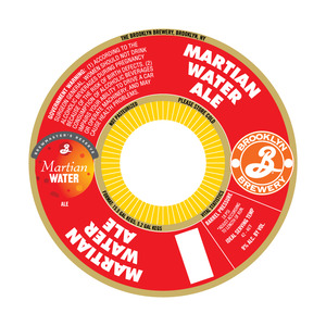 Brooklyn Martian Water Ale December 2015