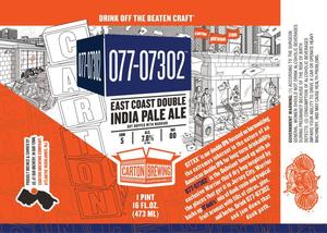 Carton Brewing Co. 077-07302 January 2016