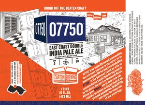 Carton Brewing Co. 07750 January 2016