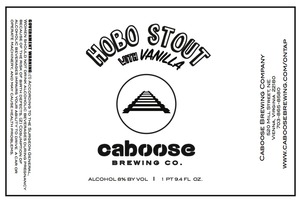 Hobo Stout With Vanilla January 2016