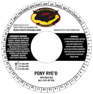 Brazo Fuerte Artisanal Beer Pony Rye'd