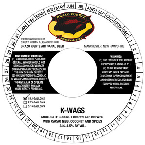 Brazo Fuerte Artisanal Beer K-wags