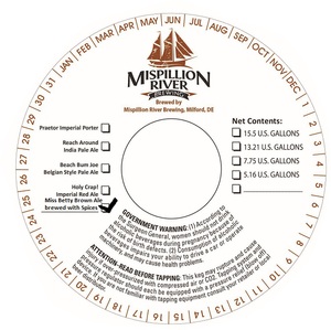 Mispillion River Brewing Miss Betty Brown Ale Brewed With Spices January 2016
