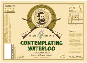 Adelbert's Brewery Contemplating Waterloo