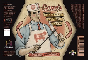 Gene's Sausage Bock Beer 