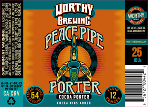 Peace Pipe Porter January 2016