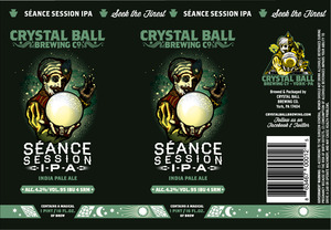Crystal Ball Brewing Co., LLC Seance Session India Pale Ale January 2016