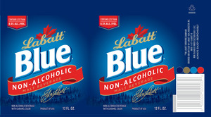 Labatt Blue Non-alcoholic January 2016