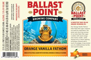 Ballast Point Orange Vanilla Fathom January 2016