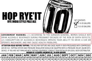 10 Barrel Brewing Co. Hop Rye'it January 2016