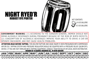 10 Barrel Brewing Co. Night Ryed'r January 2016