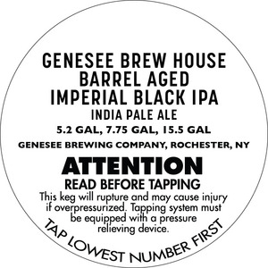 Genesee Brew House Barrel Aged Imperial Black IPA