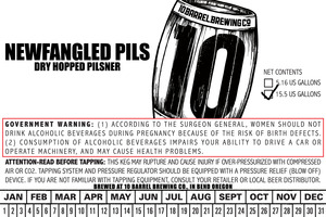 10 Barrel Brewing Co. Newfangled Pils January 2016