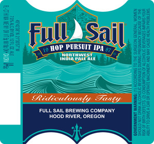 Full Sail Hop Pursuit IPA January 2016