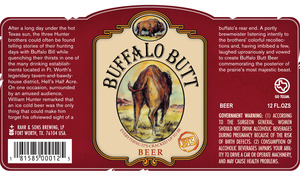 Rahr & Sons Brewing, LP Buffalo Butt