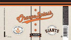 Anchor Brewing Co. Orange Splash January 2016