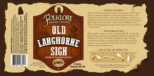 Folklore Old Langhorne Sign January 2016