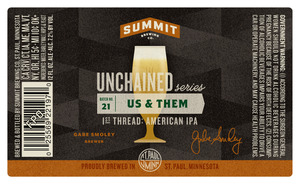 Summit Brewing Company Us And Them 1st Thread American IPA