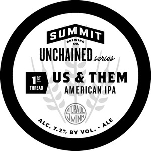 Summit Brewing Company Us And Them 1st Thread American IPA January 2016
