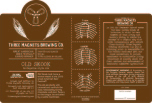 Three Magnets Brewing Co. Old Skook February 2016