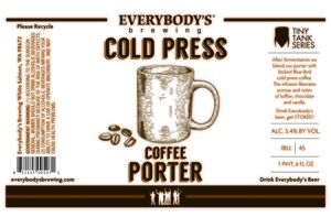 Everybody's Brewing Cold Press January 2016
