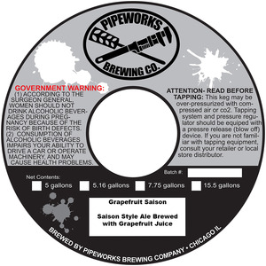 Pipeworks Brewing Company Grapefruit Saison