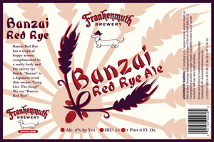 Frankenmuth Banzai Red Rye January 2016