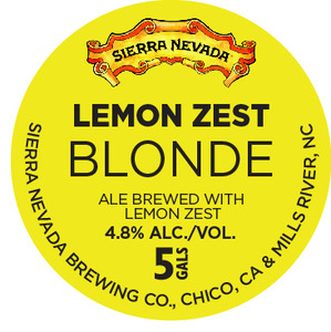 Sierra Nevada Lemon Zest Blonde