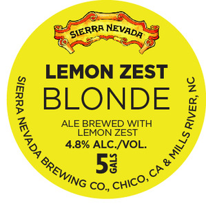 Sierra Nevada Lemon Zest Blonde