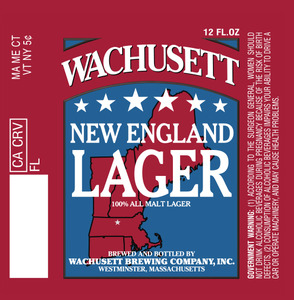 Wachusett New England Lager January 2016