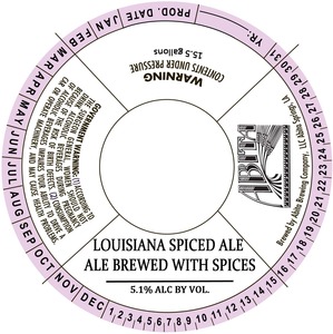 Abita Louisiana Spiced Ale January 2016