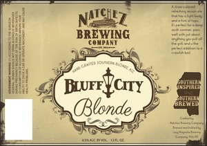Natchez Brewing Company Bluff City Blonde