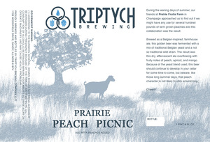 Triptych Brewing Prairie Peach Picnic