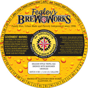 Fegley's Brew Works January 2016