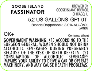 Goose Island Beer Co. Goose Island Fassinator